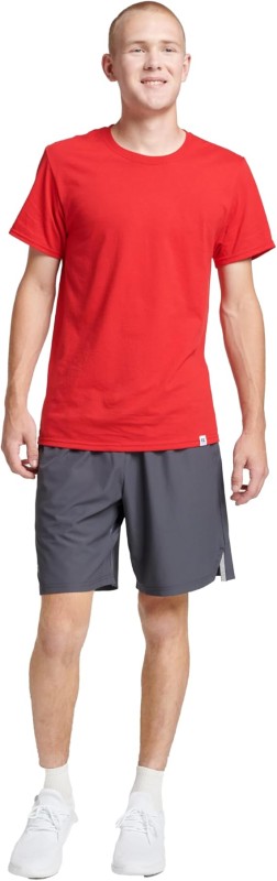 Russell Athletic Men's Dri-Power Cotton Blend Short Sleeve Tees, Moisture Wicking, Odor Protection, UPF 30+, Sizes S-4x